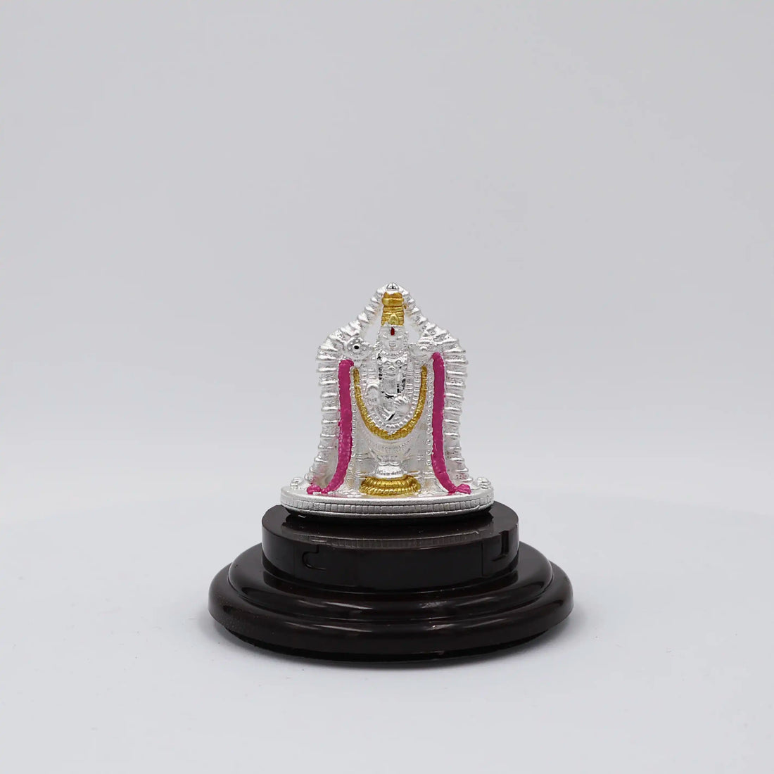 Pure Silver BALAJI Statue for Pooja, Gifting, and Car Dashboard: Divine Blessing and Protection