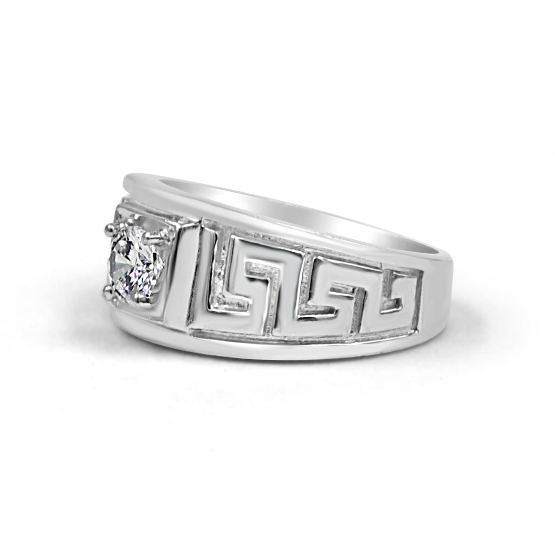 925 Silver Infinity American Diamond Ring for Men (RR1229)