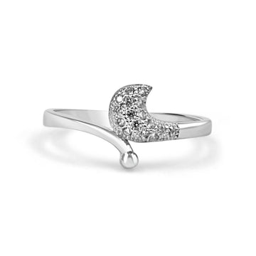 925 Sterling Silver American Diamond Ring for Women (RR1255)