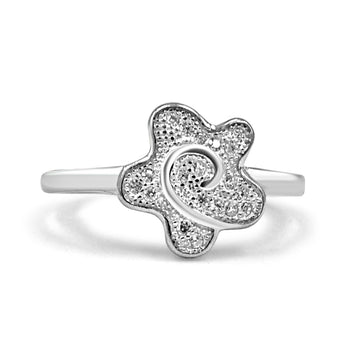 925 Sterling Silver American Diamond Ring for Women (RR1257)