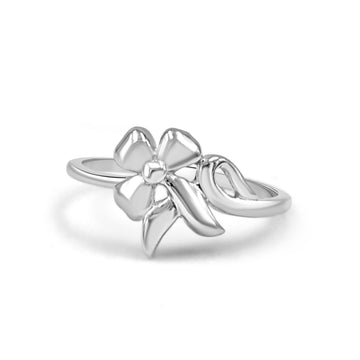 925 Silver Floral American Diamond Ring for Women (RR1272)