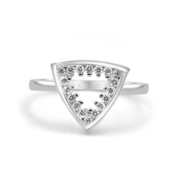 925 Sterling Silver American Diamond Ring for Women (RR1236)