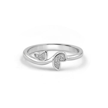 925 Sterling Silver American Diamond Ring for Women (RR1256)
