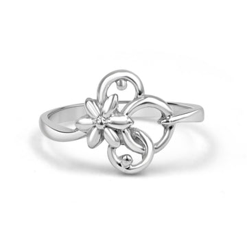 925 Sterling Silver American Diamond Ring for Women (RR1267)