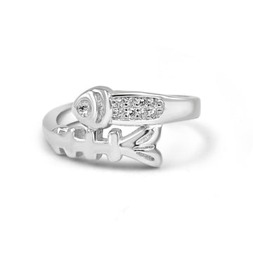 925 Sterling Silver American Diamond Ring for Women (RR1260)