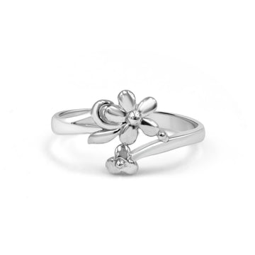 925 Sterling Silver American Diamond Ring for Women (RR1254)